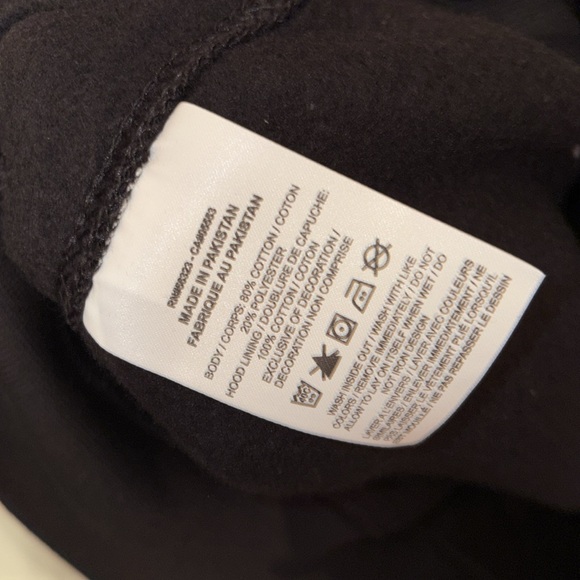 Nike Just Do It stitched hoodie new tags men large black - Picture 7 of 7